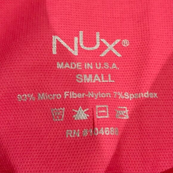 NUX Leggings Small Moderate Compression Pink High Waist NWT Ankle Crop - Picture 3 of 10